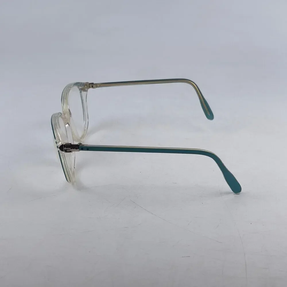Grasset Bijou Women Eyeglasses Frame Clear Blue Plastic Cat Eye Full Rim 57-17mm